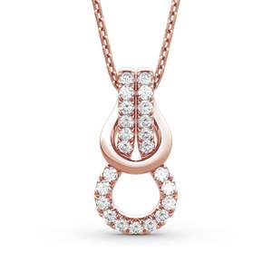 สร้อยคอเพชรเงินสเตอร์ลิง Jeulia Infinity Love - Product Image 1