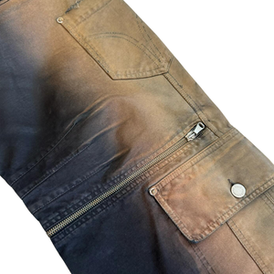 SENSE personalizzato Y2K Vintage bronzo <span class=keywords><strong>pantaloni</strong></span> Cargo da <span class=keywords><strong>uomo</strong></span> Amiry Jeans larghi in Denim da <span class=keywords><strong>uomo</strong></span> - Product Image 5