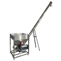 Machine de chargement automatique de poudre avec élévateur à vis incliné et hopper vibrant