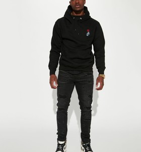 Sudaderas con capucha transpirables de algodón puro 100% para hombre, ropa de calle mezclada de algodón básico, sudaderas con capucha de diseño personalizado de Color sólido para adultos a buen precio - Product Image 6