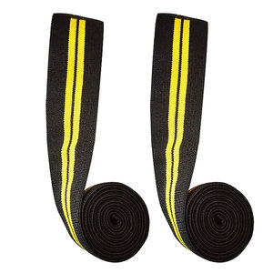 2025 alta calidad ajustable gimnasio Fitness compresión rodilleras suave transpirable grueso poliéster algodón protección profesional - Product Image 1
