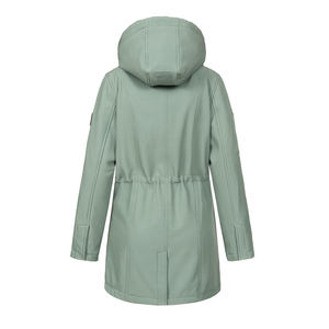 Chaqueta Softshell cómoda y transpirable para adultos y mujeres, chaquetas Softshell hechas de poliéster 100% para mujeres - Product Image 4