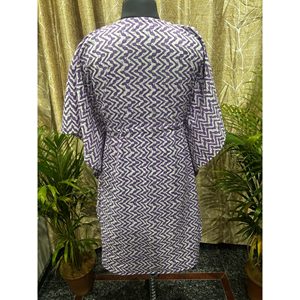 Robe Kaftan Chic et Polyvalente avec Taille Empire, Taille Unique, Respirante et Longue pour le Bureau - Product Image 4