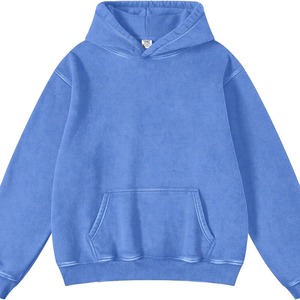 Conjunto de Sudadera con capucha de algodón Spandex para hombre, chándal teñido liso con pantalones para correr, sudadera de Fitness, traje deportivo de ejercicio de invierno - Product Image 6