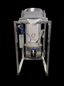 Machine de filtre à huile sous vide de corps en acier inoxydable Commercial professionnel 1125W 1.5HP 40L/H Purification haute capacité scellée nouveau - Product Image 2