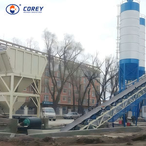 Planta Mezcladora de Concreto Fija de Doble Eje con Cinta Transportadora, Planta Dosificadora de Concreto Estacionaria de 90m³/h - Product Image 3