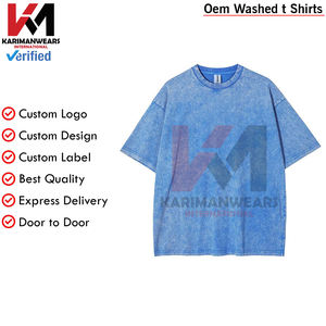 ซักแล้วเสื้อยืดผู้ชายผู้หญิงวินเทจผ้าบาติกคอตตอนเครื่องแต่งกายแนวสตรีทใส่สบายทันสมัยและอินเทรนด์ - Product Image 5