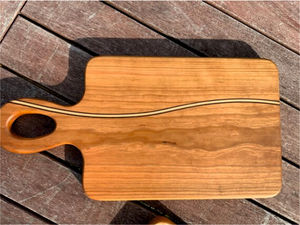 Planche à découper en bois Design élégant et élégant Bloc à découper pratique - Product Image 3