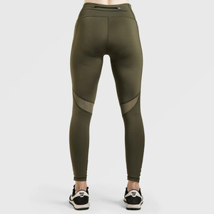 Leggings de sport taille haute en gros, sans couture, effet push-up, pantalon de yoga fitness avec logo personnalisé, fabriqué en soie, vêtements de sport pour femmes - Product Image 2