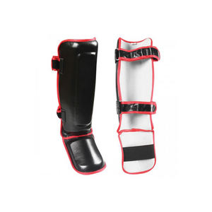 Professional Quality Pure Leather Soccer <b>Shin</b> <b>Guard</b> MMA Muay Thai <b>Kickboxing</b> <b>Shin</b> Pad PU <b>Shin</b> Protector - Product Image 2