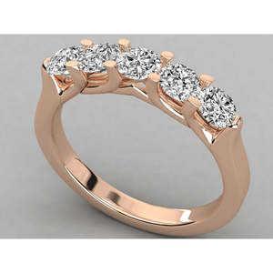 Bague solitaire en or 10 carats pour femmes, diamant cultivé en laboratoire - Product Image 4
