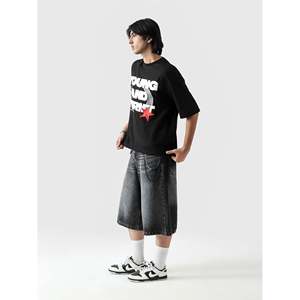 เสื้อยืดออร์แกนิคคอตตอน Young & Turnt ผ้าเจอร์ซีย์ 100% น้ำหนัก 300 กรัม ลายพิมพ์สกรีนแบบเรียบ ทรงยาว - Product Image 5