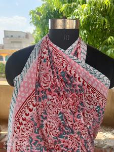 Sarong en coton imprimé fleuri 100 pur coton vente en gros de beaucoup de sarong quantité Base quantité minimale de commande paréos vêtements de plage écharpes indiennes - Product Image 3