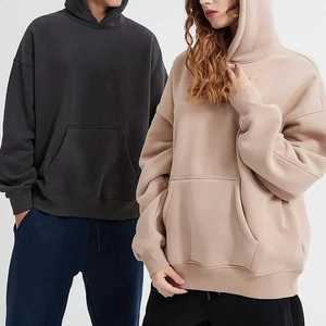 Sudaderas con capucha de otoño invierno de alta calidad para hombre, sudaderas personalizadas con diseño de calle, forro polar de algodón 100%, secado rápido, transpirable, ODM - Product Image 1