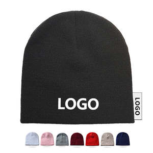 Gorro clásico de invierno, gorros de punto cortos con logotipo bordado personalizado de OSTROWEARS ENTERPRISES - Product Image 1