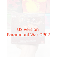 Cartes à collectionner Hobby OP02 Paramount War Booster Pack 12 cartes par paquet 121 types de cartes de jeu