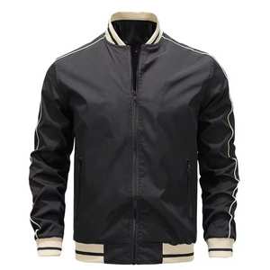Chaqueta Bomber de Lona para Hombre, Invierno 2024, Transpirable, de Secado Rápido, Ligera, Talla Grande, con Cuello Alto, Ultraligera para Uso en Exteriores - Product Image 1