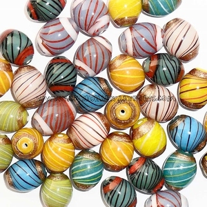 Stock à vendre 8mm cristal au chalumeau rond perles en vrac combinaison de couleurs pour la fabrication de bijoux de mode perles de verre de qualité supérieure - Product Image 6
