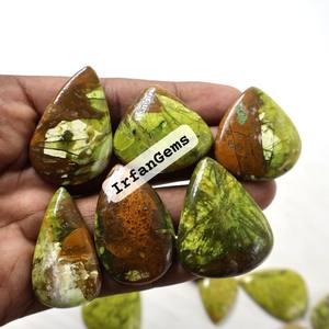 Cabujón de ópalo verde Natural de alta calidad, joyería de piedras preciosas sueltas de varias piedras, joyería de piedras preciosas de ópalo verde para hacer - Product Image 3