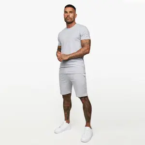 Clothing-Vendor Summer Men Outfit Two Piece Shorts T Shirts Street Casual 2 Piece Pants T Shirt Men's Sets