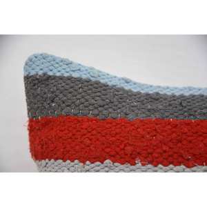 Coussin Patchwork Kantha en Laine Multicolore 18x18 Pouces Coussin Décoratif Tissé avec Motif Vintage - Product Image 2