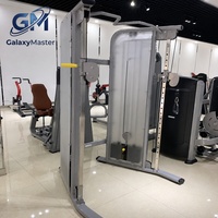 Máquina de Entrenamiento Funcional Comercial con Doble Pila de Pesas de 70 kg, Equipo de Entrenamiento de Fuerza para Gimnasio Comercial