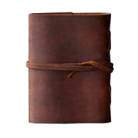 Carnet en cuir marron 5x7" avec gaufrage Arbre de Vie Mère Terre, Organiseur personnel, Agenda de bureau, Bloc-notes, Idéal pour offrir, Al-Amir