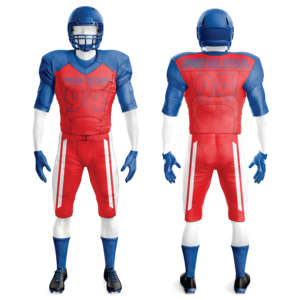 Vente en gros 100% polyester spandex maillot de football américain pour jeunes ensembles d'uniformes équipe personnalisée maille sublimée adulte grande taille courte - Product Image 4