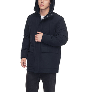 Parkas cálidas para exteriores de alta calidad para hombre, abrigo largo de burbujas, ropa personalizada, capucha de invierno, abrigo calentado, chaquetas acolchadas para hombre - Product Image 5