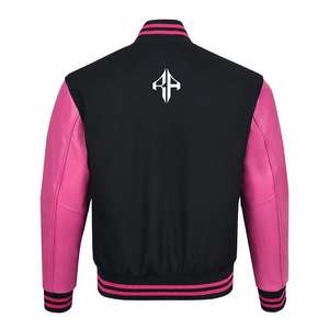 Nueva chaqueta de invierno con logotipo personalizado de tendencia superior, chaqueta universitaria con cuello acanalado transpirable de poliéster 100% de ATLANTIC - Product Image 5