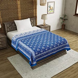 ขนาดเตียงเดี่ยวแบบหรูหราผ้าคอตตอนพิมพ์ลายโดฮา/ผ้าห่มสีฟ้าอ่อนขนาดคิงควีนไซส์สำหรับโรงแรม - Product Image 3