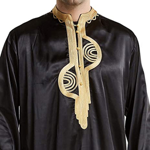 Vêtements islamiques de qualité supérieure, vente directe d'usine, vêtements pour hommes, robe pour hommes, djellaba pour hommes, vente en gros de vêtements islamiques en polyester, djellaba - Product Image 4