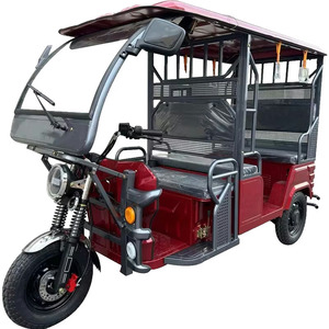 Mototaxi Eléctrico de 3 Ruedas de 1200W, >60V, 58Ah, con Carrocería Abierta, 2 Asientos, Certificado EEC, 400kg, en India - Product Image 1