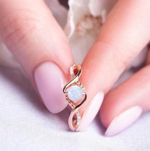 แหวนเงินแท้ 925 ชุบแพลตตินัม ประดับเพชรซิคอน งานแฮนด์เมด สไตล์วินเทจ สำหรับงานหมั้น  ขายโดยผู้ขายชาวอินเดีย - Product Image 4