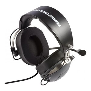 Auriculares para juegos Thrustmaster Us Force, edición de la Fuerza Aérea de EE. UU., color negro y plateado, con micrófono y control de volumen - Product Image 4