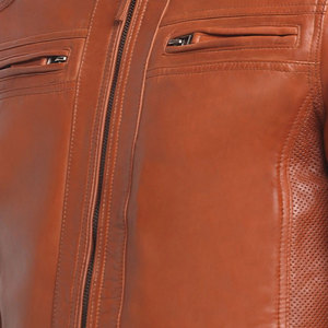 Wholesale Custom Colors Cow Skin Men's <b>Winter</b> <b>Leather</b> <b>Jacket</b>-High Quality Windproof Eco-Friendly with Front Logo - Product Image 6