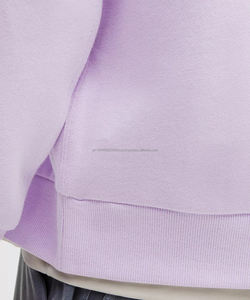 Sweat-shirt en molleton de coton épais pour hommes de qualité supérieure à bordure côtelée Streetwear Ras du cou Design personnalisé OEM Branding Bulk Wholesale - Product Image 6