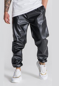 OEM Custom Logo Loose Fit Leather <b>Pants</b> Custom Wholesales High Quality Leather Men Jogger <b>Pants</b> - Product Image 6