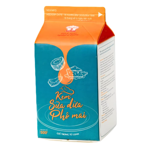 Crema No Láctea de Alta Calidad para Bebidas, Crema de Postre de Queso de Coco HALAL, para Café y Té con Leche, 500G, Precio al por Mayor, Envío Rápido - Product Image 1