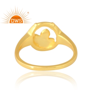 Increíble diseño 925 Plata 18K chapado en oro banda anillo Demi joyería fina para mujer regalo para ella - Product Image 2