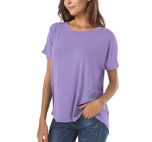 Logotipo personalizado de marca de moda logotipo personalizado gráfico de alta calidad ropa deportiva Lisa mujer verano holgado para niñas camiseta para hombres - Product Image 2