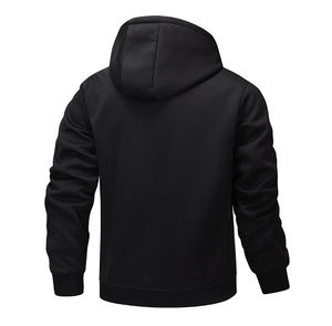 Veste polaire à capuche unisexe personnalisée avec plusieurs poches et fermeture éclair, doublure polaire chaude |   Sweat-shirt d'hiver pour ODM et approvisionnement en gros - Product Image 5