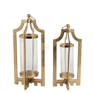 Candélabre de Style attrayant en métal en laiton unique support de vaisselle décorative de couleur or pièce maîtresse pour mariage de Restaurant d'hôtel - Product Image 5