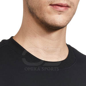 Sweat-shirt pour homme en mélange de coton oversize Street Style Top à manches longues pour le sport et les tenues décontractées - Product Image 4