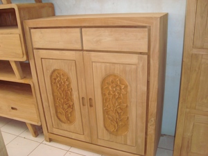 ตู้ไม้สักแกะสลักสำหรับตกแต่งแกะสลัก - Product Image 5
