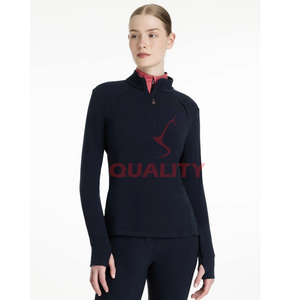 Pull équestre chaud pour femmes sweat d'équitation coupe-vent vêtements d'entraînement abordables haute qualité femmes pull d'équitation - Product Image 4
