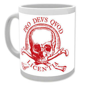 Tasse à double paroi Uncharted 4 Pro God of War avec motif crâne, design original, impression sérigraphique, compatible micro-ondes, Halloween, 200ml 600ml - Product Image 1