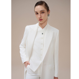 Manteau Long de haute qualité femmes MANTEAU DE LONGUEUR EN BERYL Manteau à revers long Matériau de bonne qualité Emballage personnalisé Vêtements pour femmes Élégant - Product Image 4