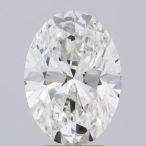 IGI Certified 4 CT VS1 Clarity Lab Grown Oval Cut Diamond G Color Ecológico para la creación de anillos de joyería Diamante natural - Product Image 1