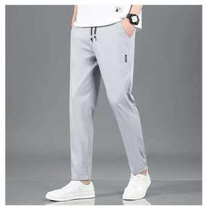 กางเกงเรียกเหงื่อขายาวสำหรับผู้ชายผลิตจากโรงงานพร้อมโลโก้และการพิมพ์แบบกำหนดเอง - Product Image 2